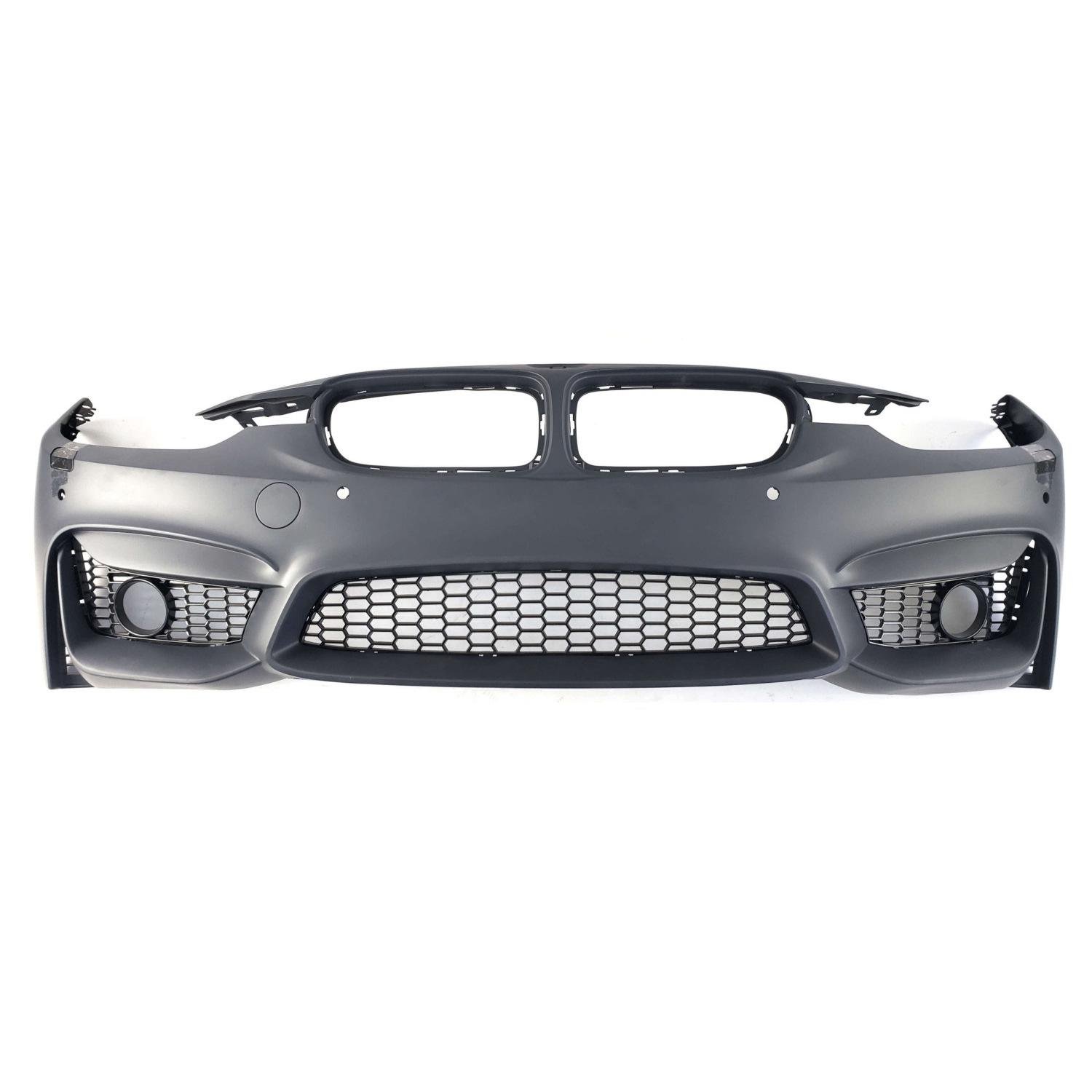 Бампер передній GBT в стилі F80 М3 під протитуманки для BMW 3 серія F-30/31/34 2012-2019 рр. пластик (176084)