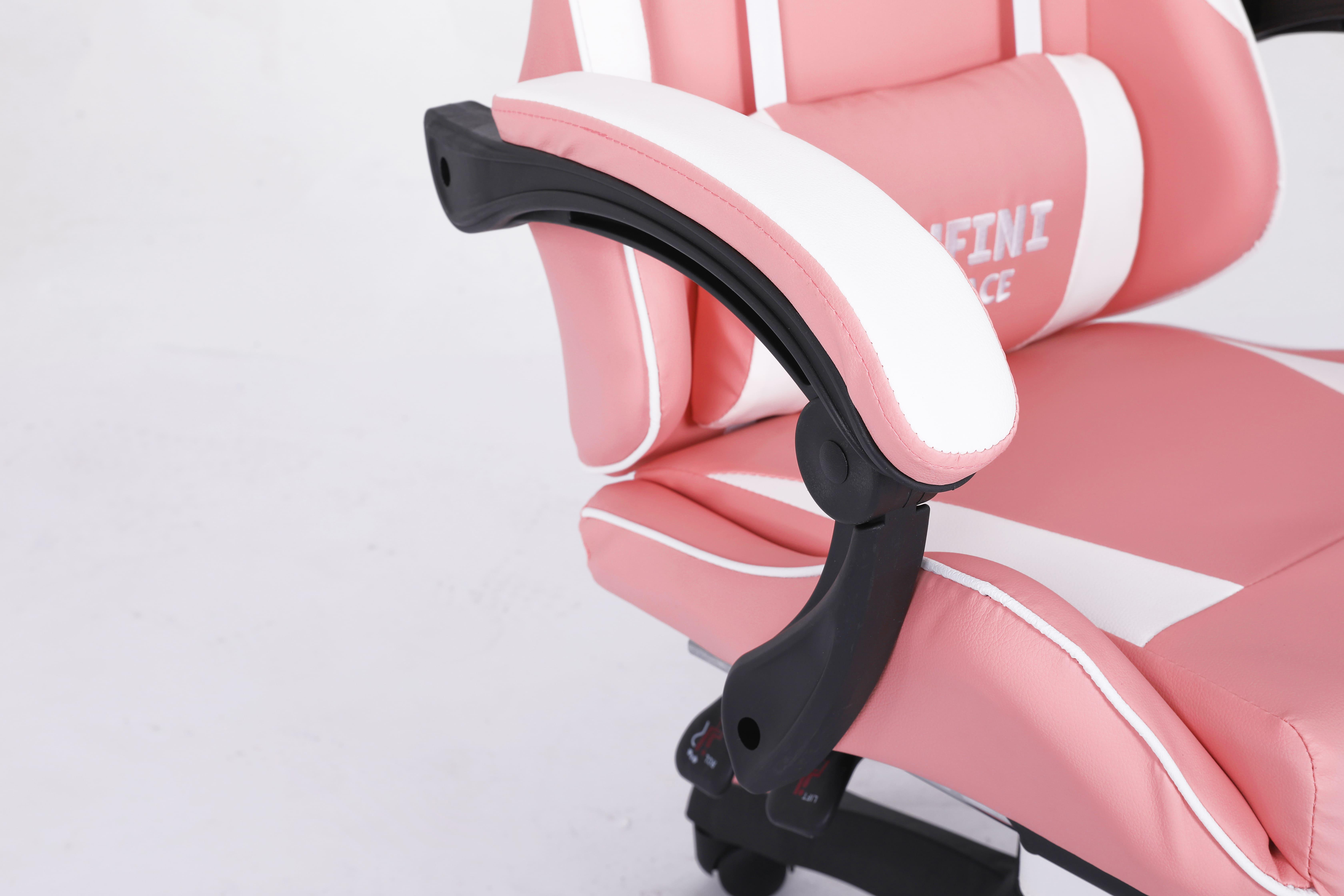 Кресло компьютерное с подставкой для ног Infini Espace Розовый (22288282) - фото 9 Кресло компьютерное с подставкой для ног Infini Espace Розовый (22288282) - фото 9
