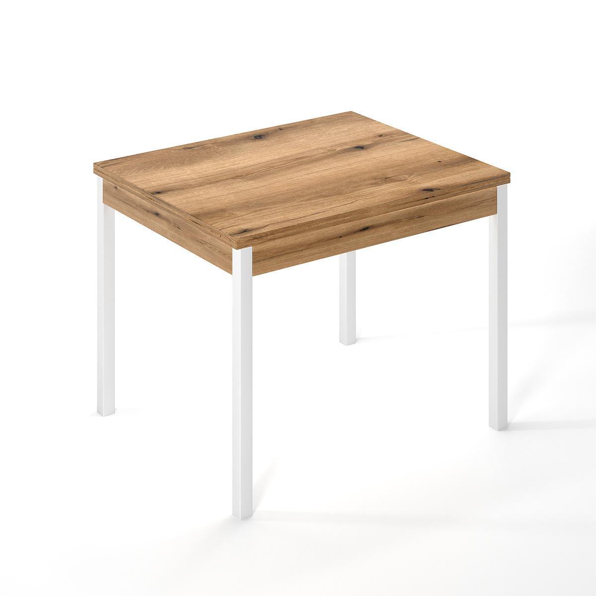 Обідній стіл-трансформер Lunch 900x765x600 мм Дуб Евок/Білий (GATB19100000010) - фото 2