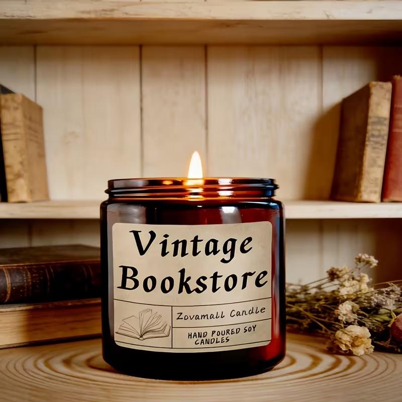 Аромасвечка Vintage Bookstore соевая 200 мл (37242560)