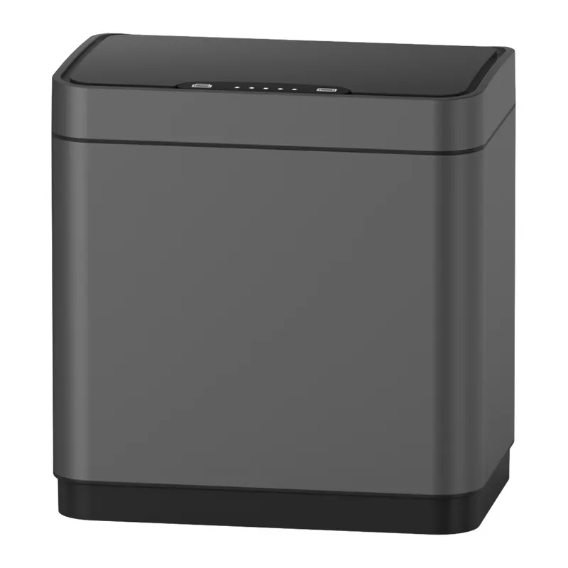Відро для сміття KOER TC-020312-07 з сенсорне прямокутне 12 л Графіт (KR5587) - фото 2