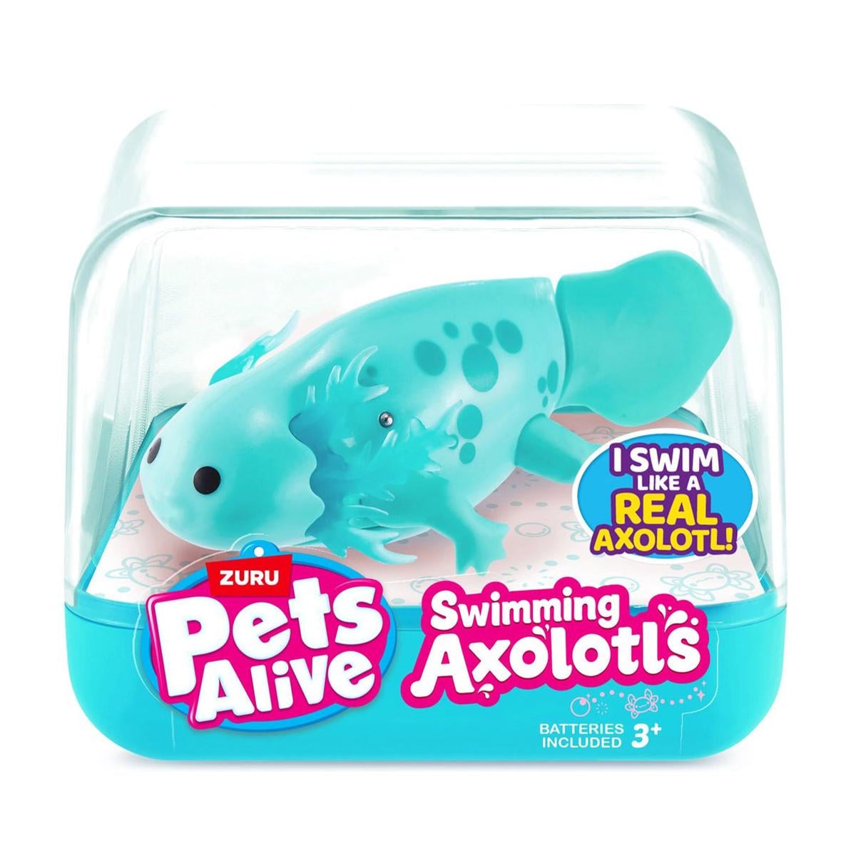 Игрушка интерактивная PETS ALIVE Аксолотль Бирюзовый (S1)