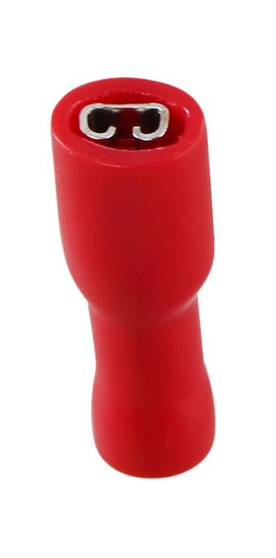 Наконечник изолированный розетка АСКО-Укрем FDFD 1,25-187 0,5-1,5 мм2 4,8х0,4 мм 1 шт. Красный (A0060150001)