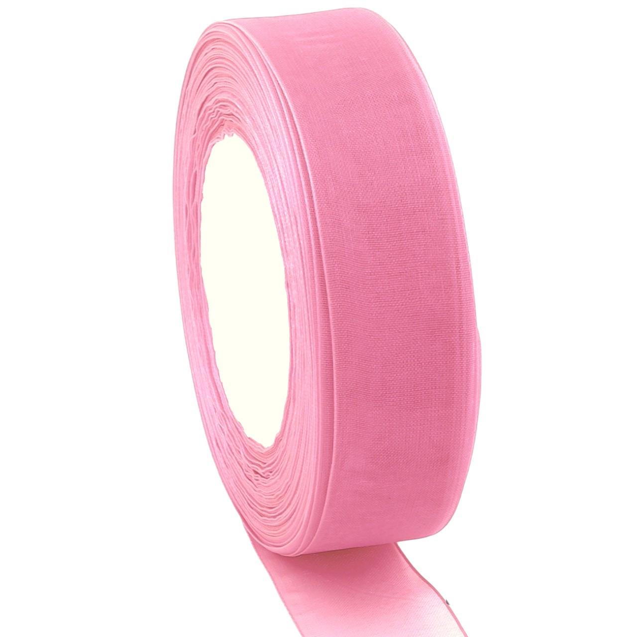 Лента органза 4 см 1 рулон 45 м Розовый (ЛТ0040о10) Лента органза 4 см 1 рулон 45 м Розовый (ЛТ0040о10)