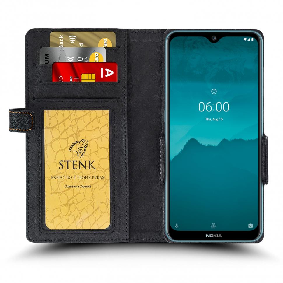 Чехол книжка Stenk Wallet для Nokia 6.2 Черный (68310)