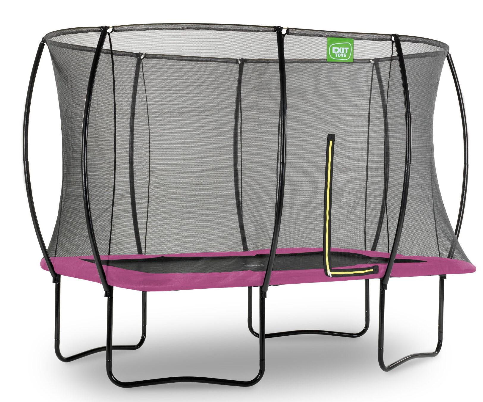 Батут Exit Toys Silhouette с защитной сеткой прямоугольный 244x366 см Розовый (1068773078) - фото 4 Батут Exit Toys Silhouette с защитной сеткой прямоугольный 244x366 см Розовый (1068773078) - фото 4