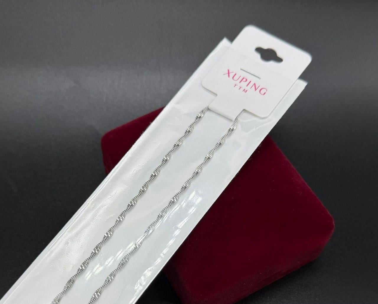 Ланцюжок жіночий Xuping гіпоалергенний з медичного золота 45 см (2904267851)