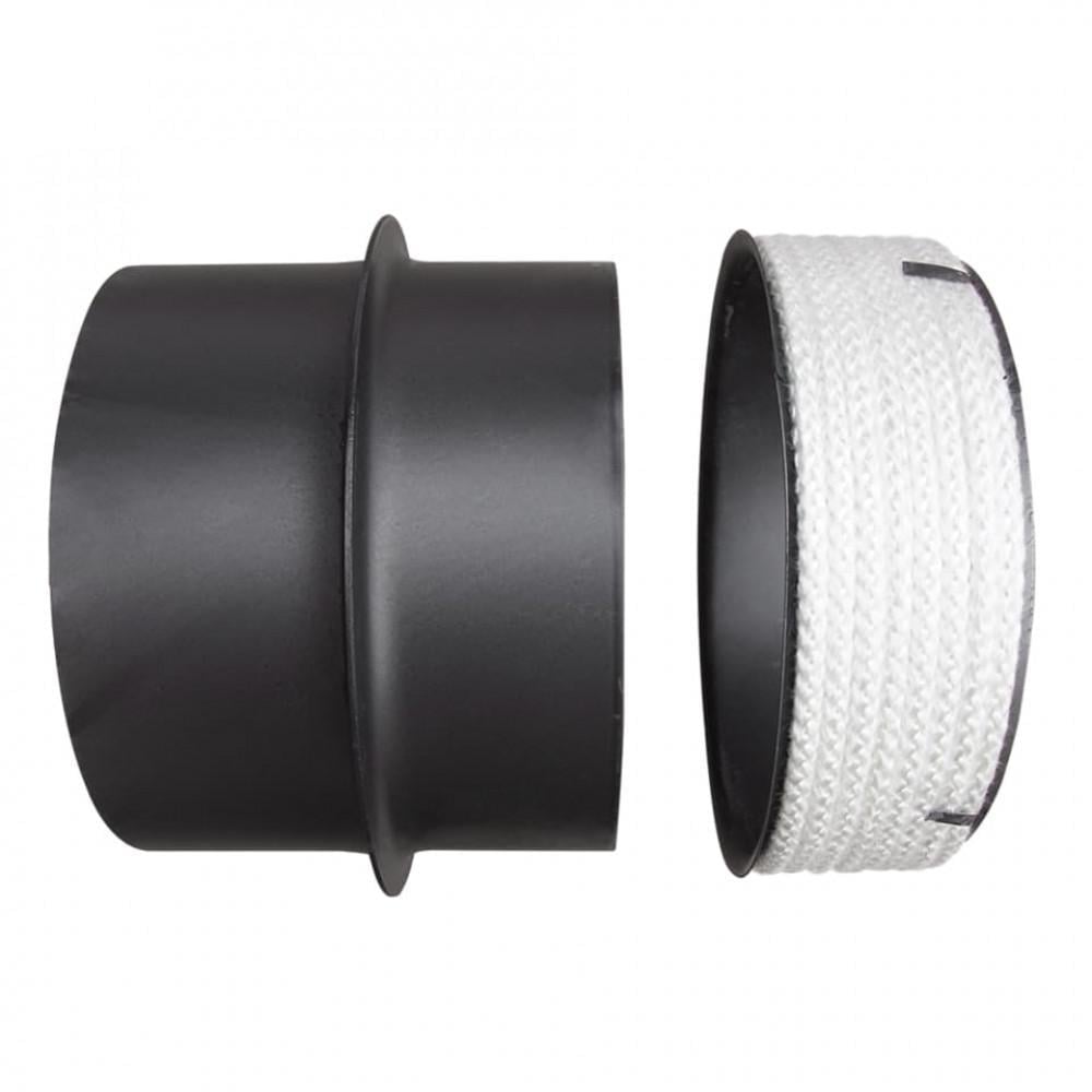 Переходник стальной Ø180 для керамической трубы Ø180 (PRZ180/180)