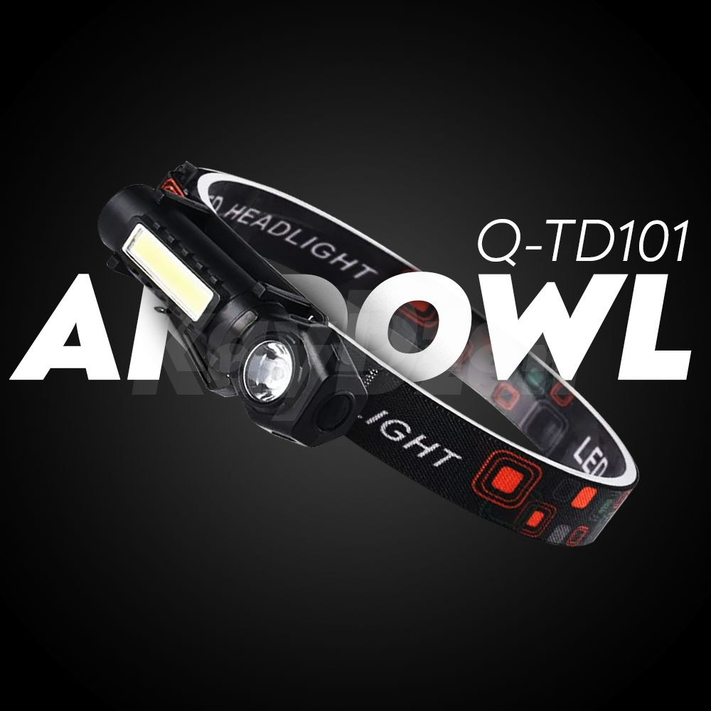 Фонарь налобный Andowl Q-TD101 LED аккумуляторный (214) - фото 8