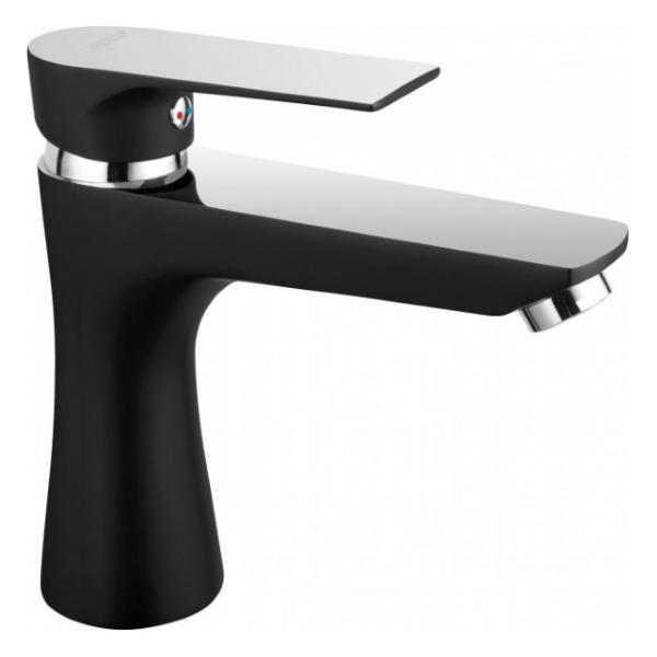 Змішувач для умивальника Ferro Algeo Square BAQ2BLC Black