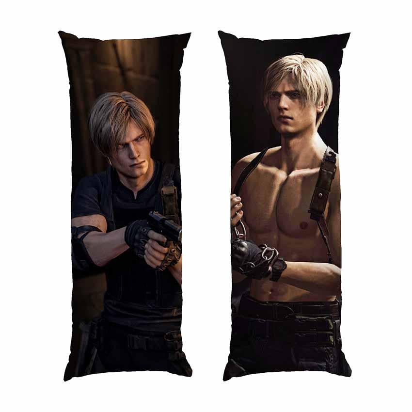 Подушка дакимакура Leon Kennedy with muscles Resident Evil габардин 140х45 см (113153-2)