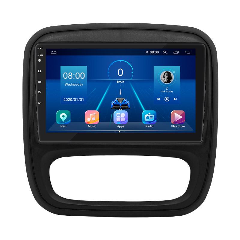 Автомагнитола штатная Lesko для Opel Vivaro B 2014-2018 9" 4/32Gb 4G Wi-Fi GPS Top MOB