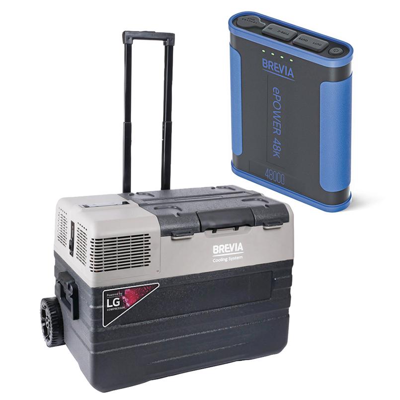 Автохолодильник Brevia 22775 компрессор LG с портативной зарядной станцией ePower 48 Ah 42 л (fp_20)