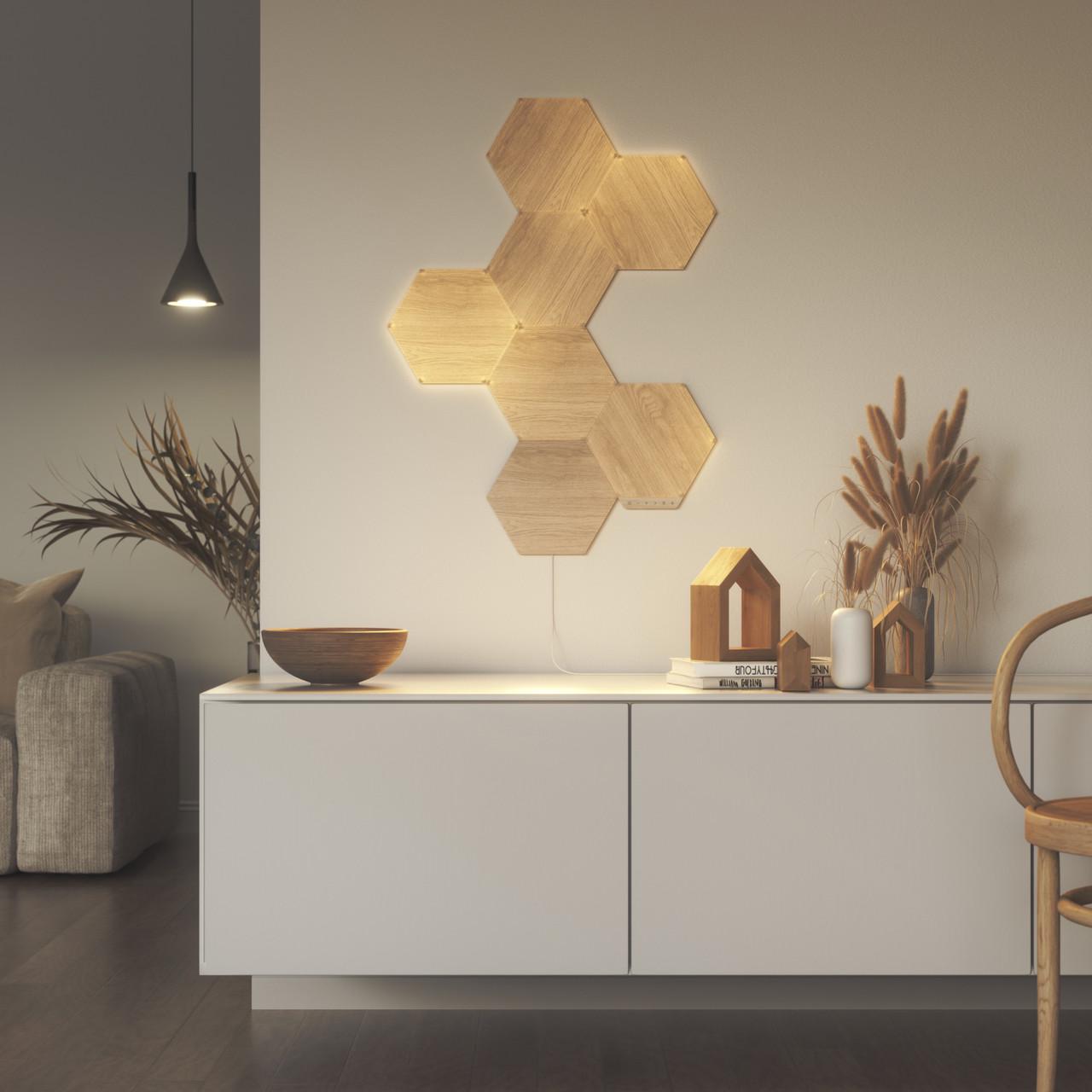 Светодиодніе панели Nanoleaf Elements Hexagons Expansion Pack Apple Homekit 3 шт. - фото 9