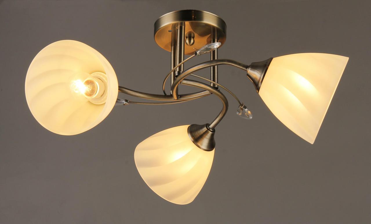 Люстра Svlight трехламповая A2989/3 бронза (997927630) Люстра Svlight трехламповая A2989/3 бронза (997927630)