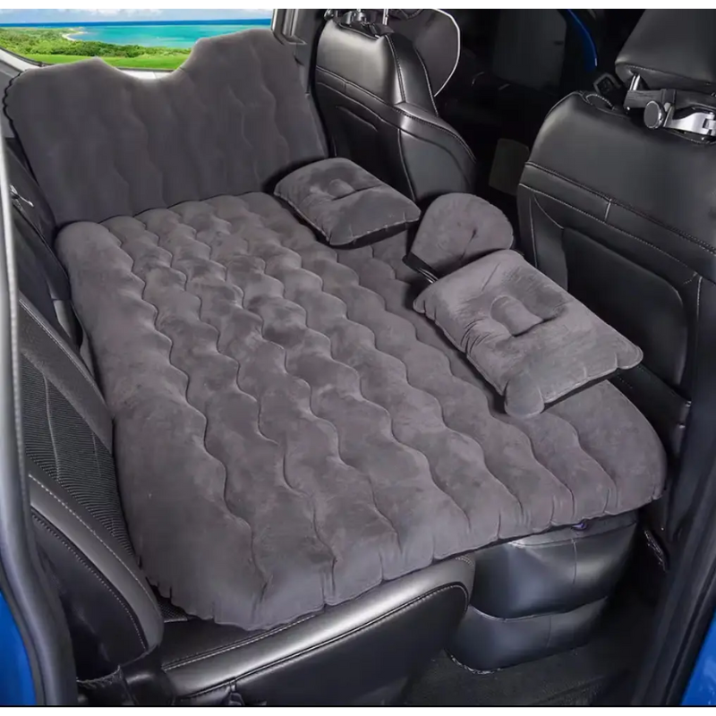 Матрац автомобільний на заднє сидіння з підголівником/подушками та насосом 130x80x40 см (2641806434) - фото 6 Матрац автомобільний на заднє сидіння з підголівником/подушками та насосом 130x80x40 см (2641806434) - фото 6