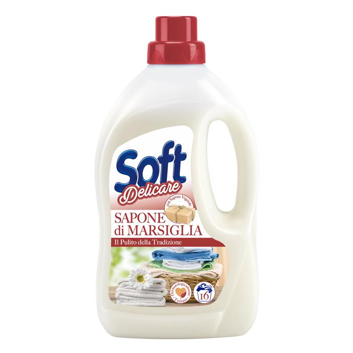 Гель для прання Soft Delicare Sapone di Marsiglia 16 прань 1 л (1647426027)