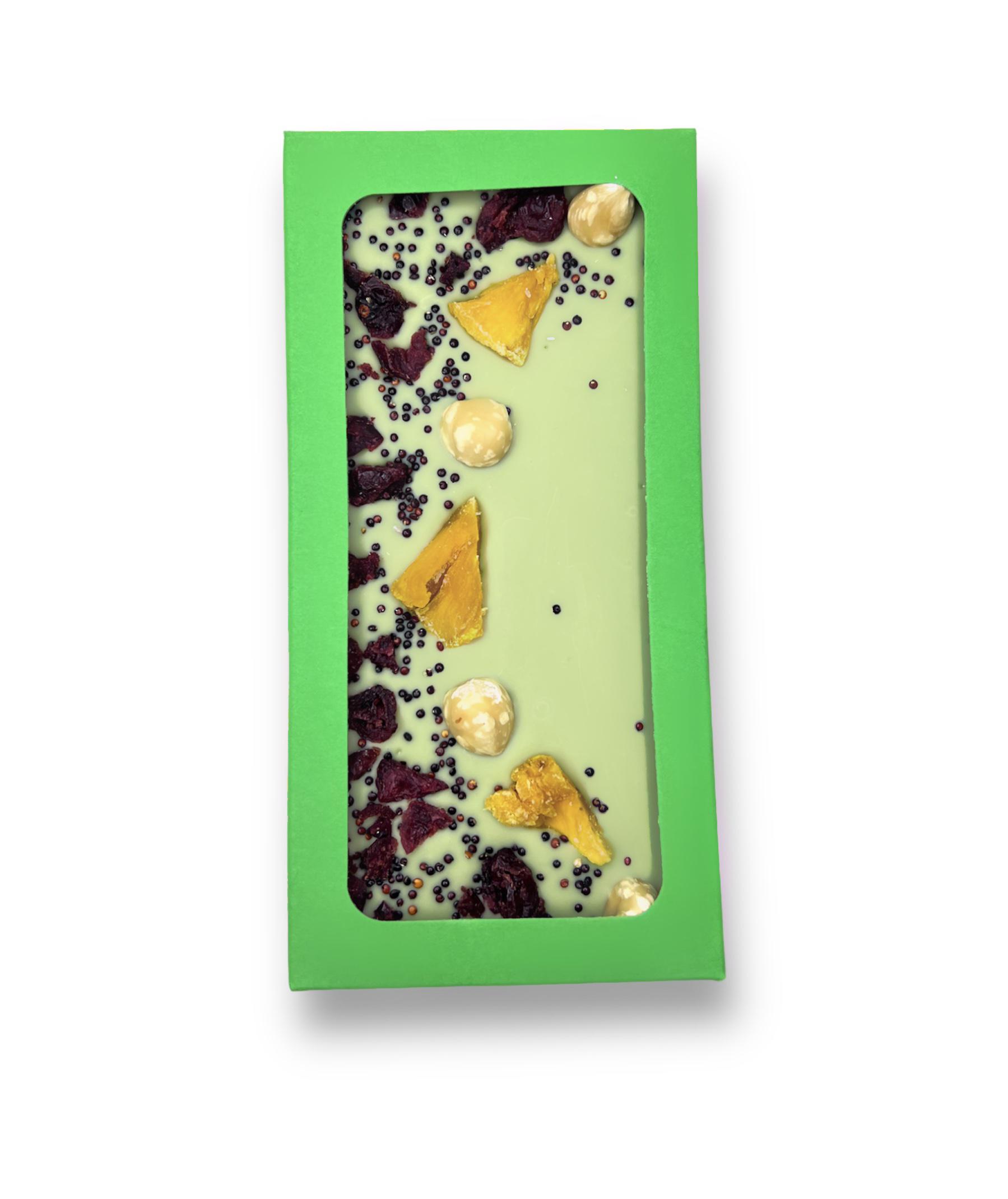 Шоколад белый LAVIVA CHOCOLATES Клюква 90 г (0201)