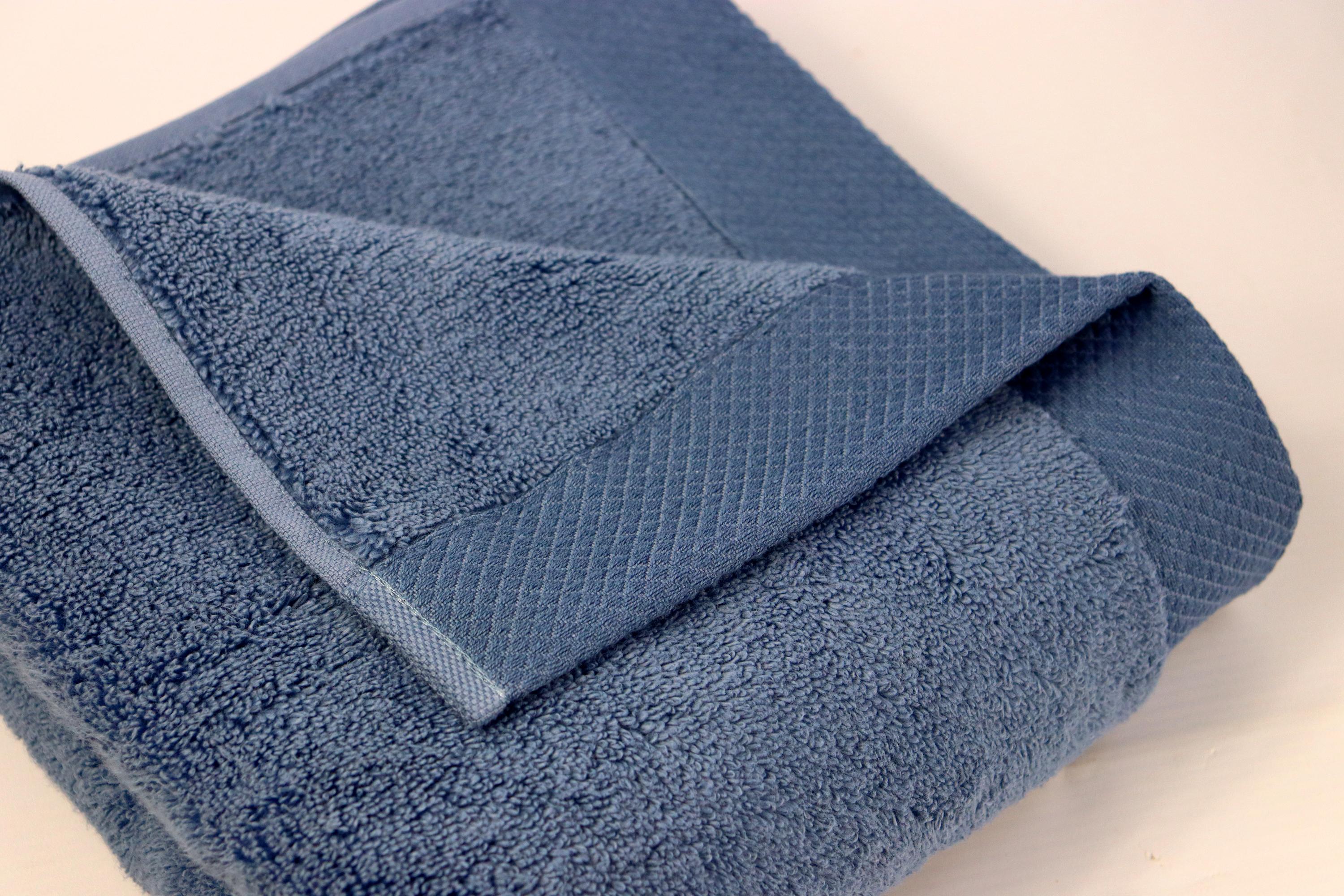 Рушник Lubow Microcotton 50х90 см 550 г/м2 Синій - фото 7 Рушник Lubow Microcotton 50х90 см 550 г/м2 Синій - фото 7