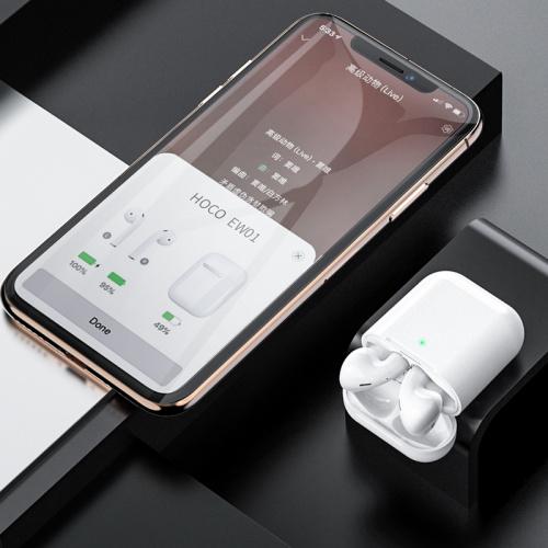 Навушники Hoco EW01 Plus Stereo Bluetooth Headset White (63697) - фото 2