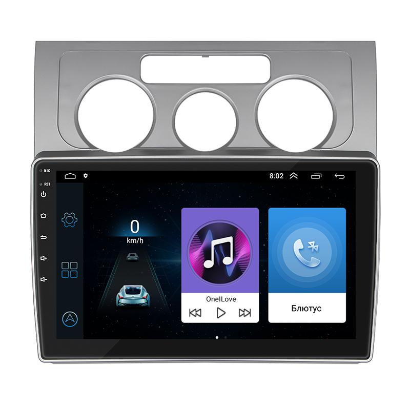 Автомагнітола штатна 10" Lesko для Volkswagen Caddy III 2004-2010 1/16Gb Wi-Fi GPS Base (1702812439)