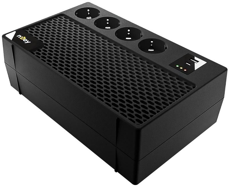 Джерело безперебійного живлення nJoy Renton 650 Plus 650 VA/360 Вт з портами USB (UPCSBLS665TRPCG01B) - фото 2