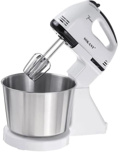 Миксер стационарный электрический Sokany SK-6620 Stand Mixer для кухни 250 Вт (31514487)
