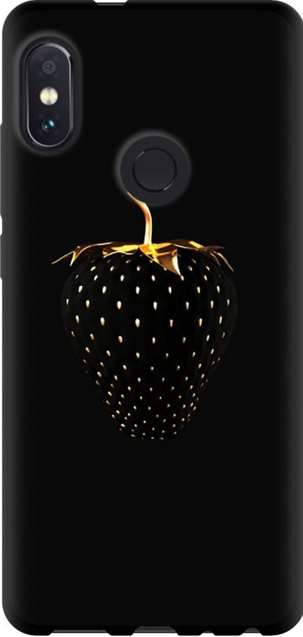 Чехол на Xiaomi Redmi Note 5 Pro Черная клубника (3585b-1353-42517)