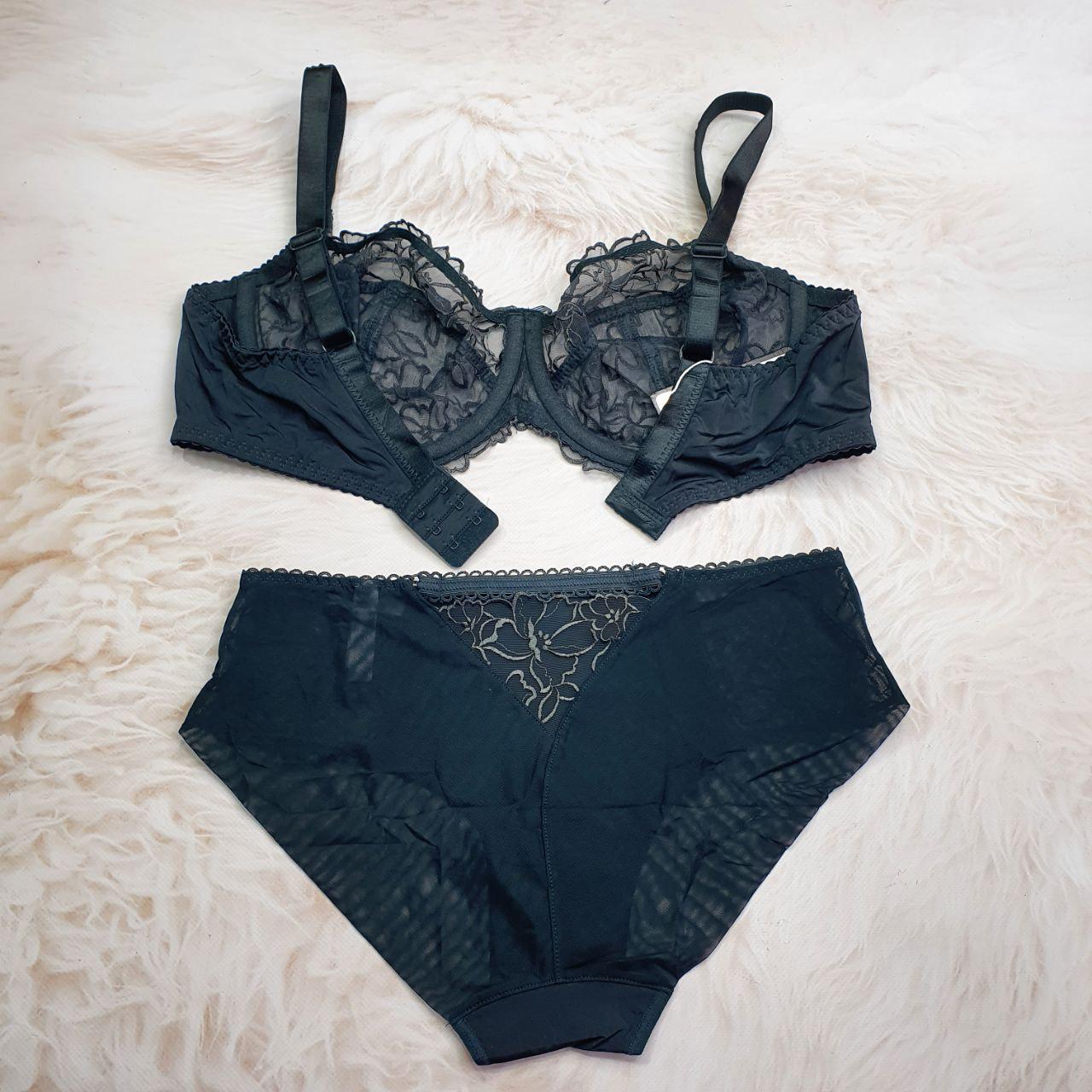 Комплект белья Lanny Mode 11410 85E Темно-зеленый - фото 4