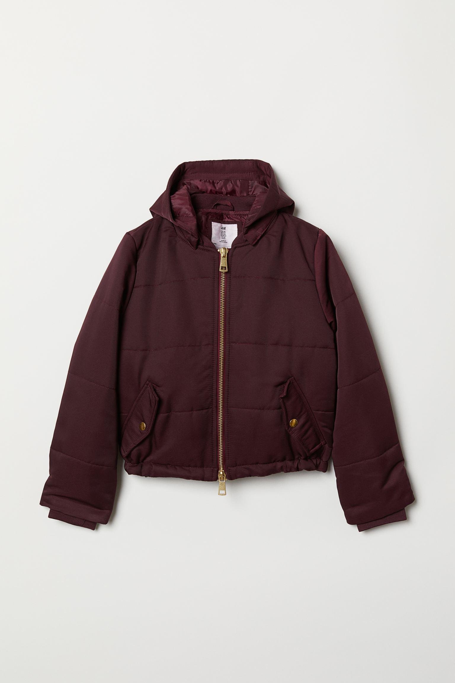 Куртка H&M 140 см Бордовый (2001648792)