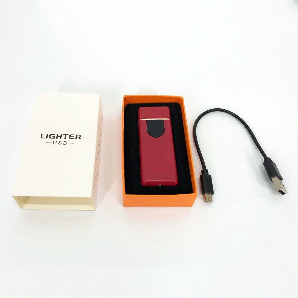 Электроподжигатель USB ZGP ABS сенсорный Красный - фото 11