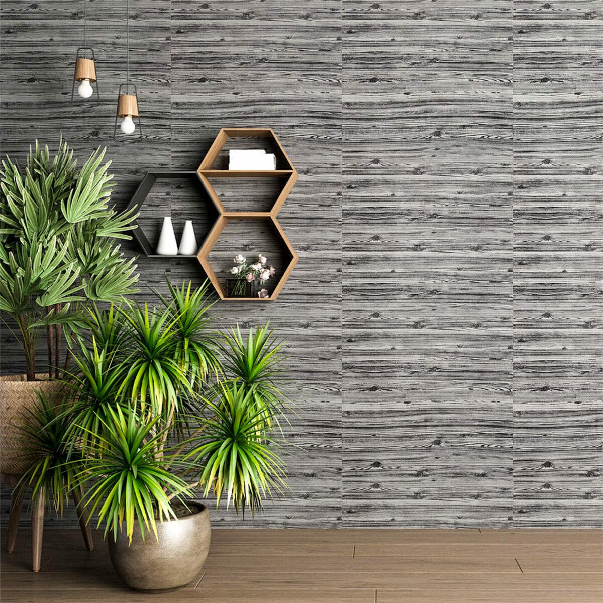 Панель самоклеящаяся 3D под дерево зебра 2800x700x3 мм (SW-00001769) - фото 7