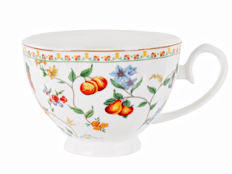Чайний набір Lefard Фруктовий вальс на 6 персон чашки 250 мл Білий (165-358) - фото 3 Чайний набір Lefard Фруктовий вальс на 6 персон чашки 250 мл Білий (165-358) - фото 3