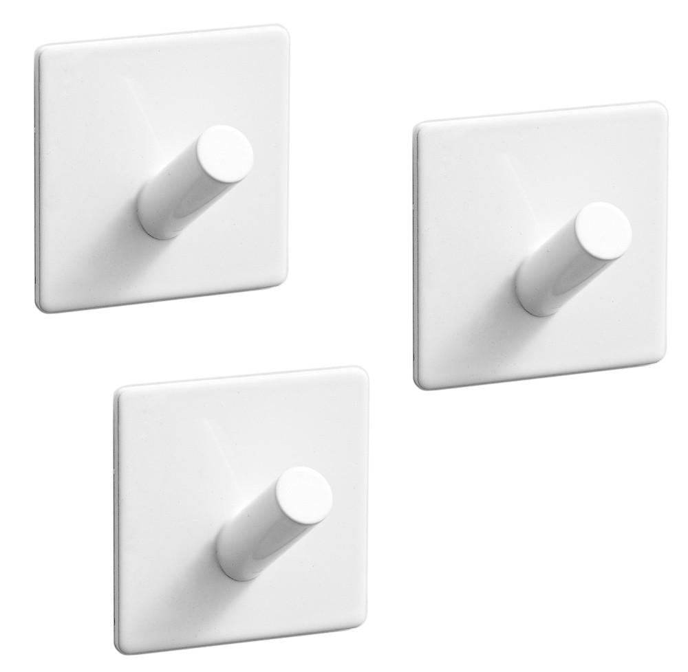 Крючки из алюминия IwConcept JIN-Aluminum Type-2 монтаж на клей 3 шт. S Белый (2646) Крючки из алюминия IwConcept JIN-Aluminum Type-2 монтаж на клей 3 шт. S Белый (2646)