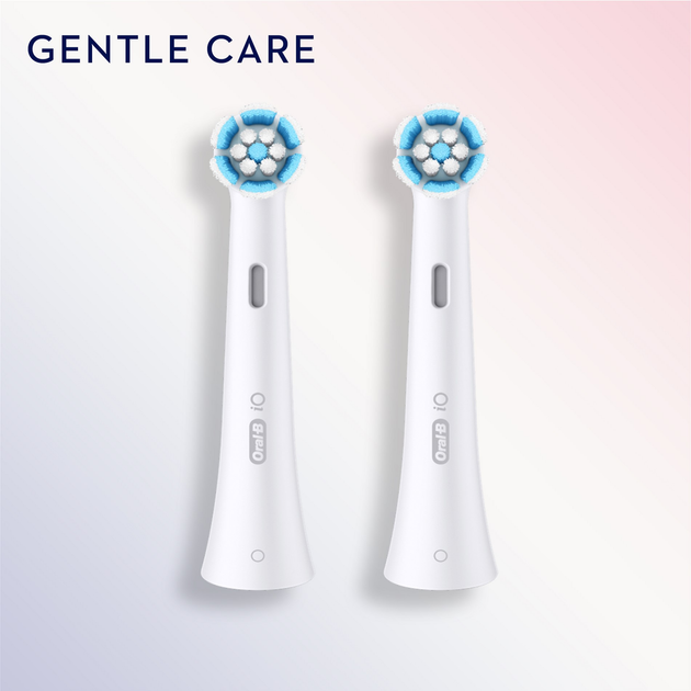 Насадки для электрической зубной щетки Oral-B iO Gentle Care 2 шт. Белый - фото 3