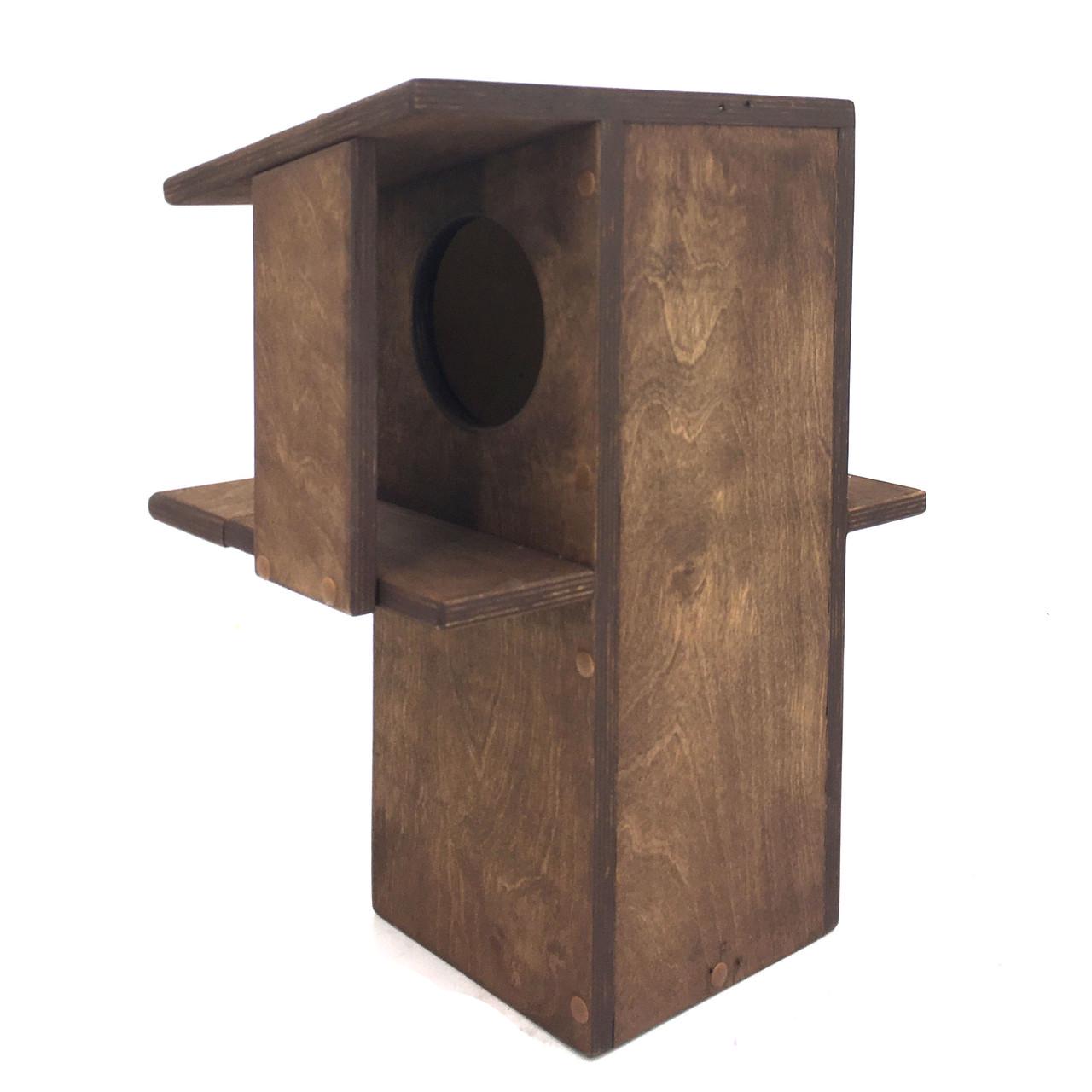 Домик для белок из дерева Кола Капучино (ДДБ-000909) - фото 5 Домик для белок из дерева Кола Капучино (ДДБ-000909) - фото 5
