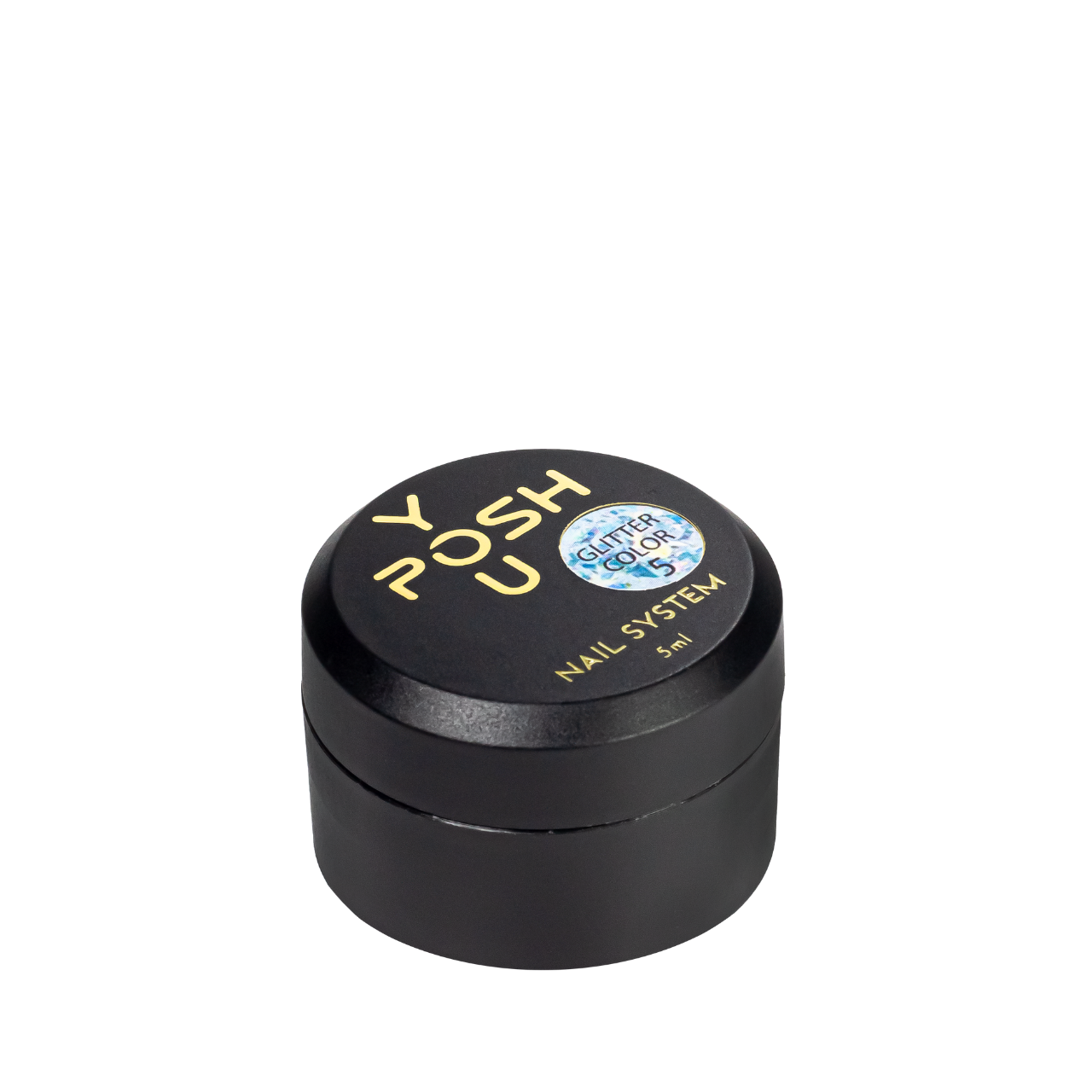 Гель-лак с глиттером для маникюра YouPOSH Glitter Color 5 мл 05 Голубой (23940312)