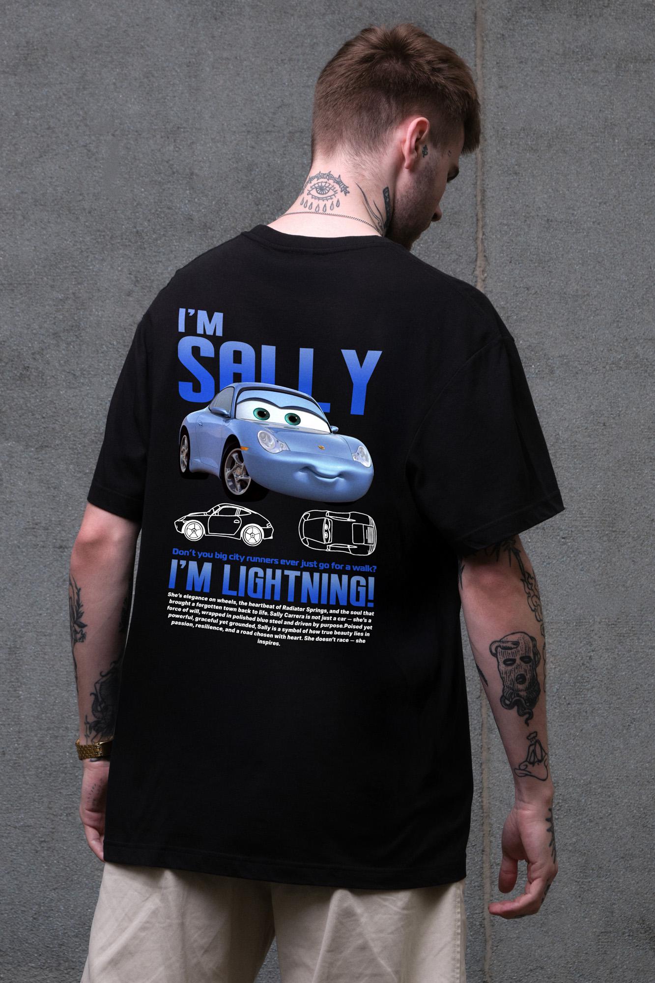 Футболка чоловіча Without з принтом Sally оверсайз L/XL Black (L8049656)