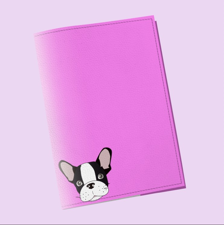 Обложка на паспорт Wall-style The cover Мопс 9,6x13,3 см (913071)