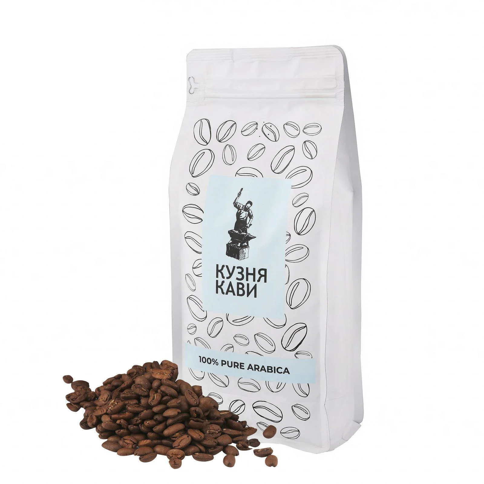 Кофе в зернах Кузня Кави арабика Никарагуа Марагоджип 1 кг (94)