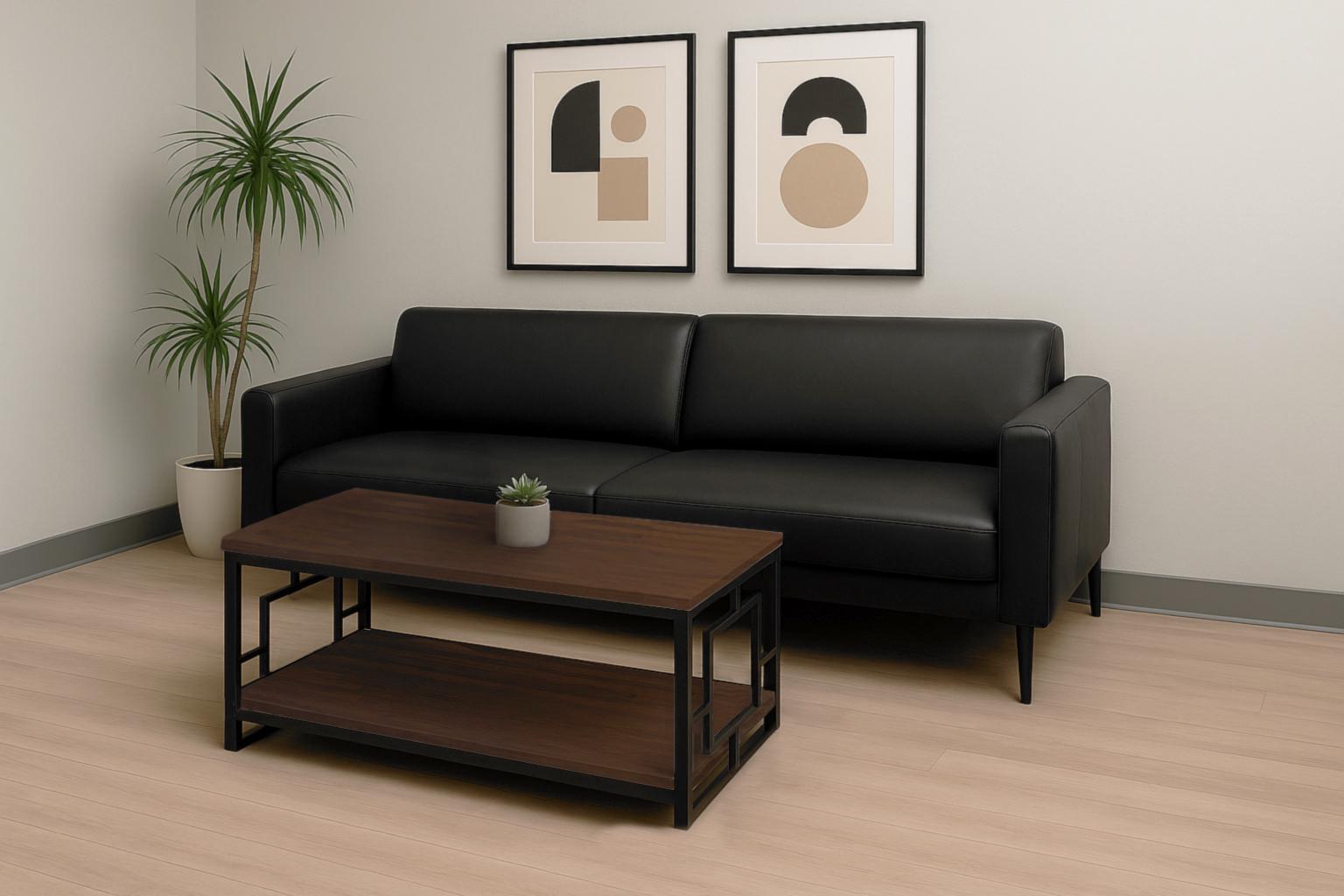 Столик журнальний ТОБІ ШО ЛофтВуд/G1 з ясена 500х1200х600 мм Палісандр