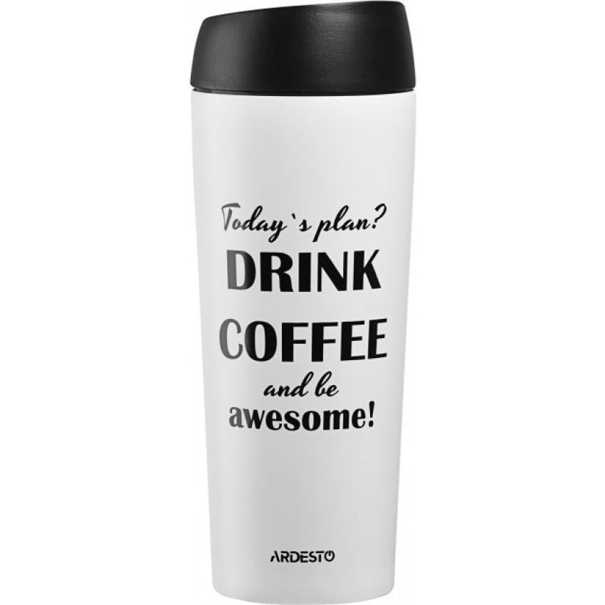 Термочашка Coffee time Awesome Ardesto AR2645DMW 450 мл (1357494092)
