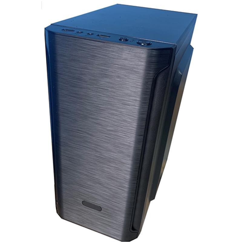 Корпус комп'ютерний Delux MK340 із блоком живлення 400 Вт Black (MK340-400-12F)