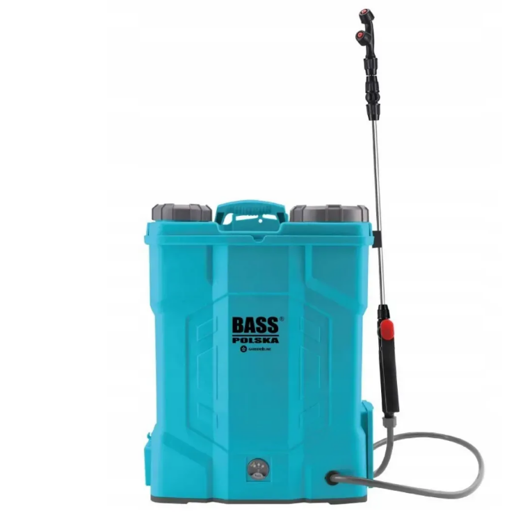 Опрыскиватель аккумуляторный Bass Polska 8630 ранцевой 12V с насадкой для распыления гербицидов 8 л (8630)