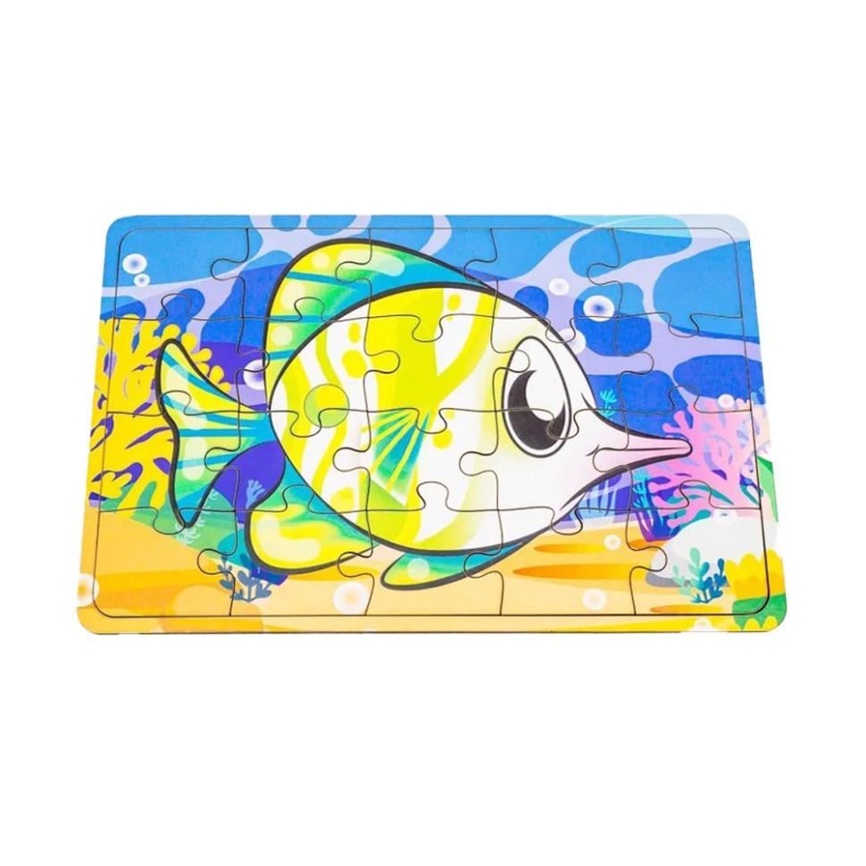 Пазл дерев'яний дитячий Рибка-меч Арт-10030 20 ел. (RLT52634)