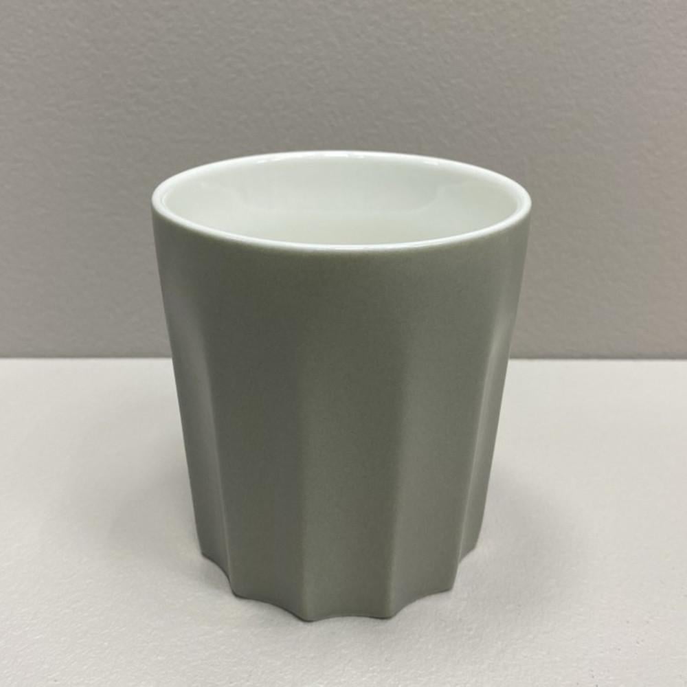 Чашка керамическая без ручки Стейт 250 мл Серый (21-сір-О8030-76) - фото 3