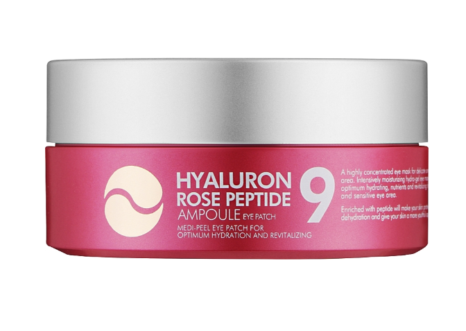 Патчі з пептидами та трояндою MediPeel Hyaluron Rose Peptide Eye Patch (8809409343631)