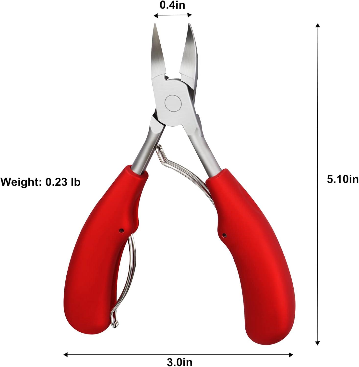 Кусачки для вросших или толстых ногтей Красный (0102/red) - фото 8