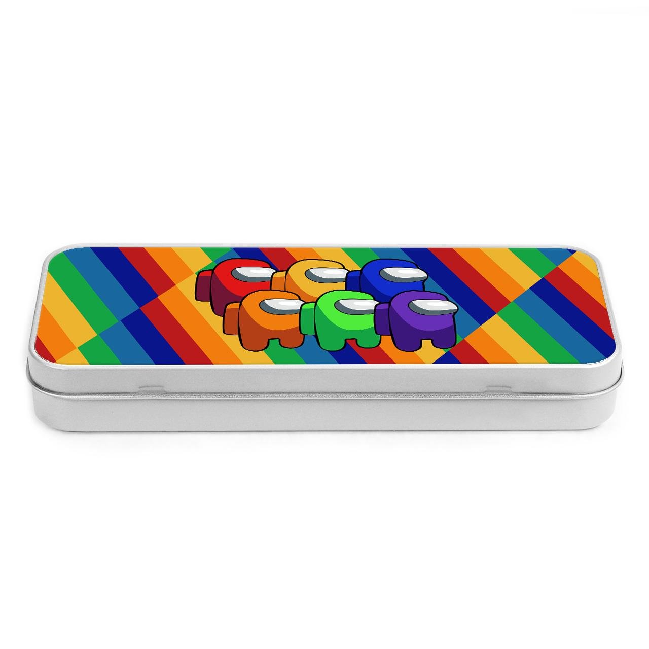 Пенал школьный Among Us Серебряный (34408-2595-SR)