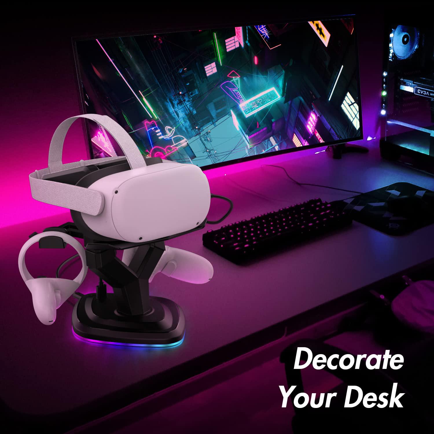 Зарядная RGB станция для Oculus Quest 1/2 (ACS-PZRGBQ12) - фото 6